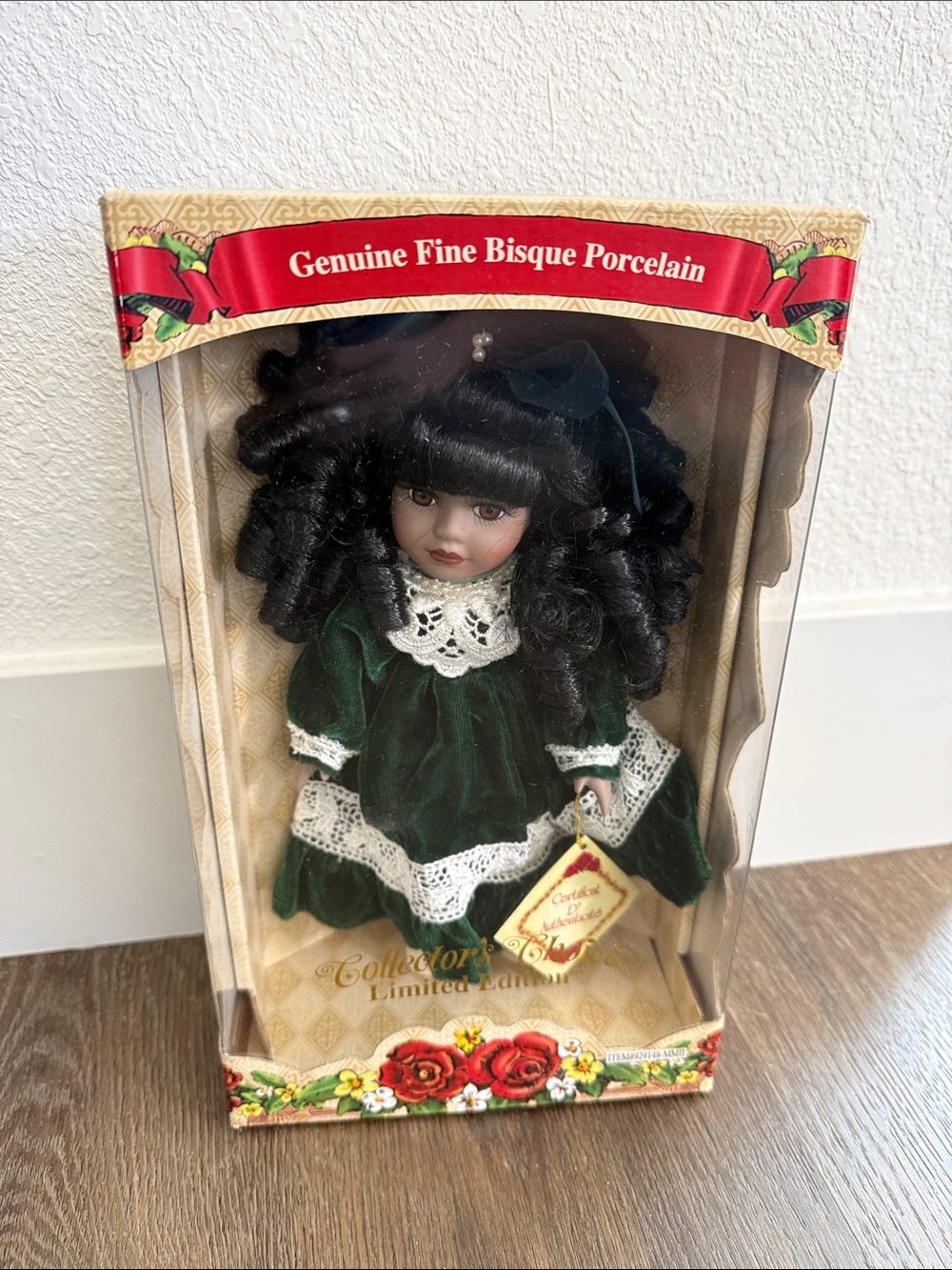 Genuine Fine Bisque Porcelain Collector Doll